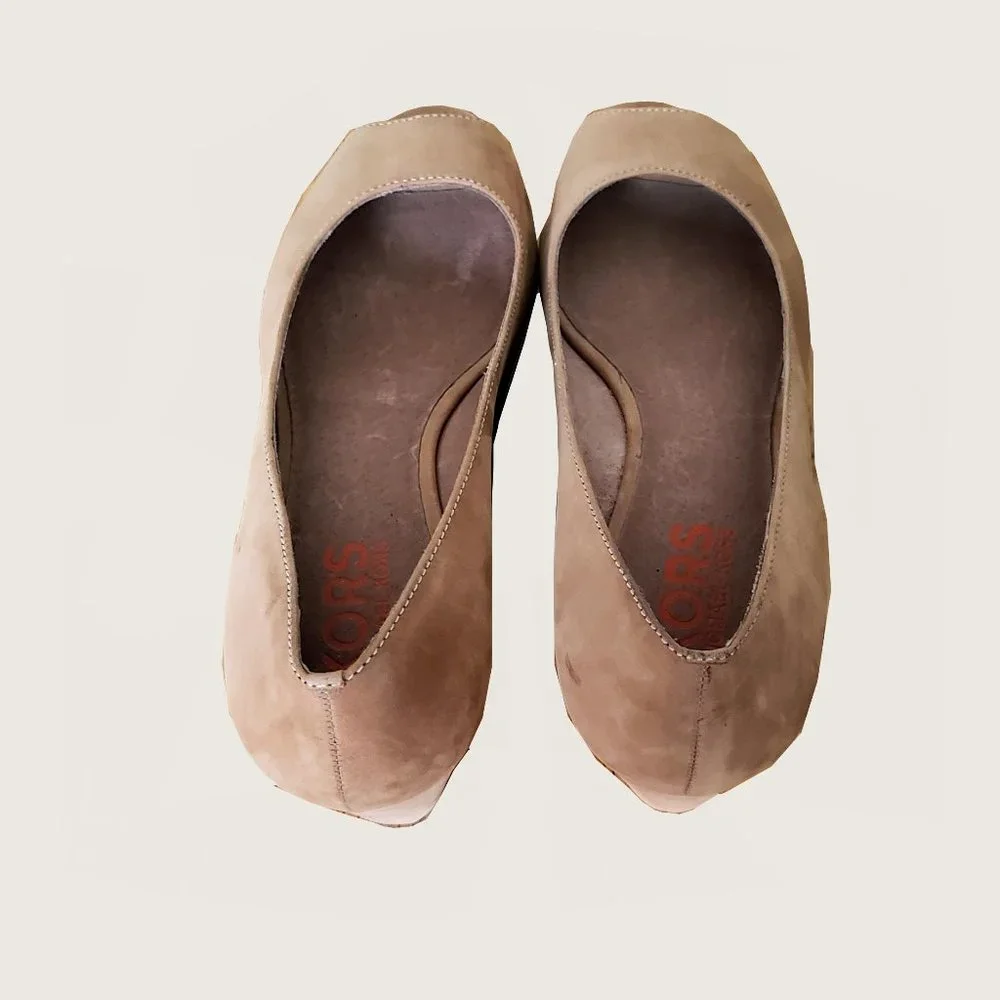KORS Michael Kors Peep Toe Wedges - Picture 7 of 12